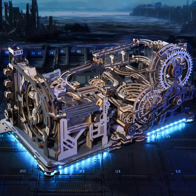 KOSMINĖ RUTULIUKŲ TRASA: interaktyvi pramoga – dėlionė, kuri nukels į kosmoso technologijų įkvėptą žaidimų pasaulį - OBUOLYS