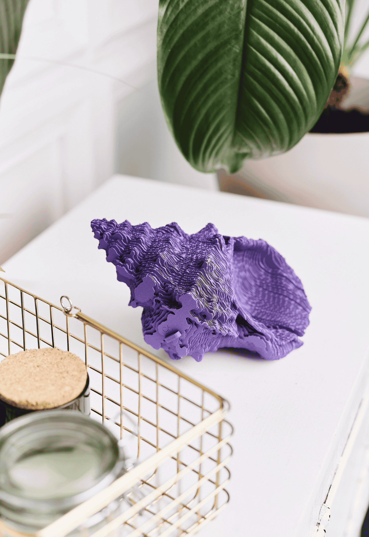 KRIAUKLĖ: surenkama 3D dėlionė - skulptūra - OBUOLYS