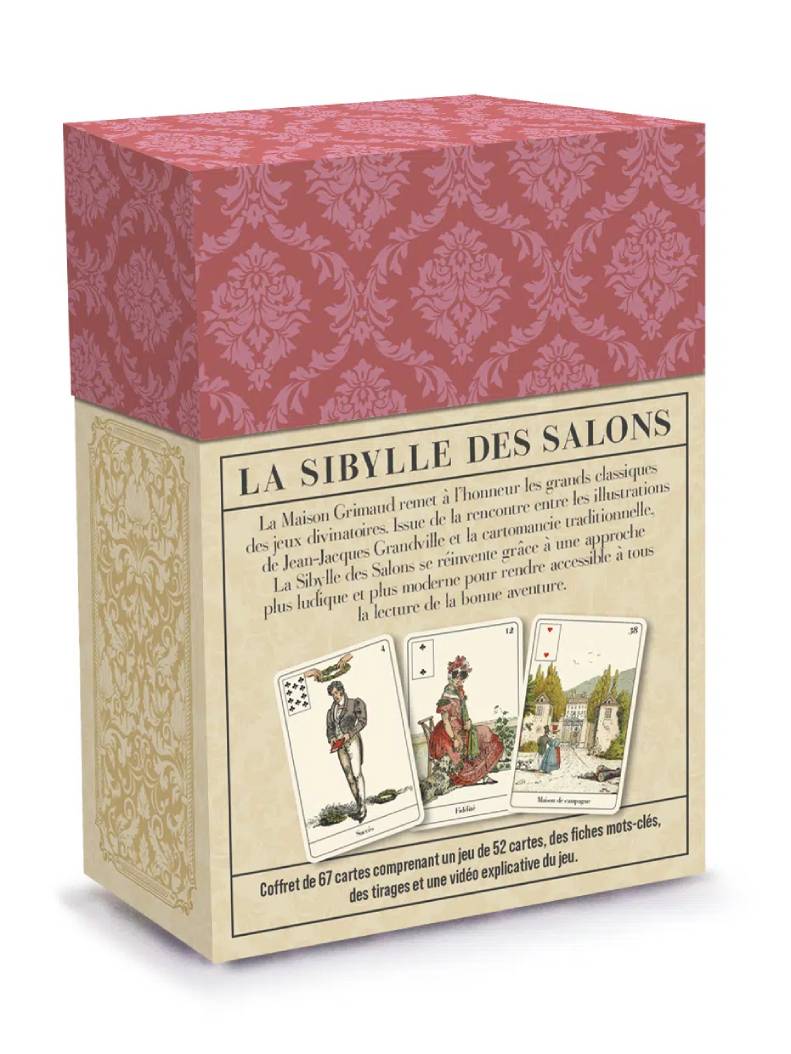 La Sibyle des Salons Kortos Prancūzų kalba Grimaud Cartomancie - OBUOLYS