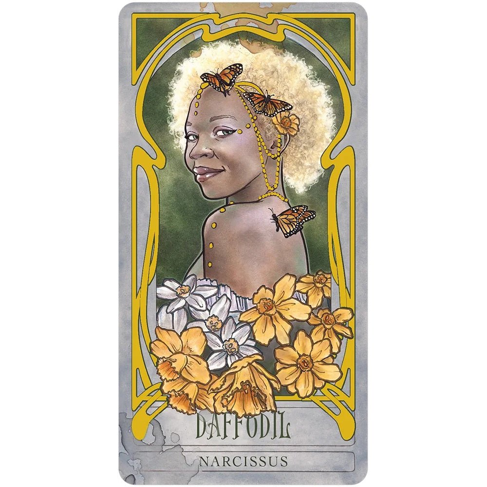 Lady Stirling's Wicked Garden orakulo kortų ir knygos rinkinys US Games Systems - OBUOLYS