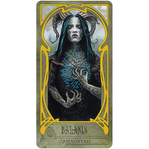 Lady Stirling's Wicked Garden orakulo kortų ir knygos rinkinys US Games Systems - OBUOLYS