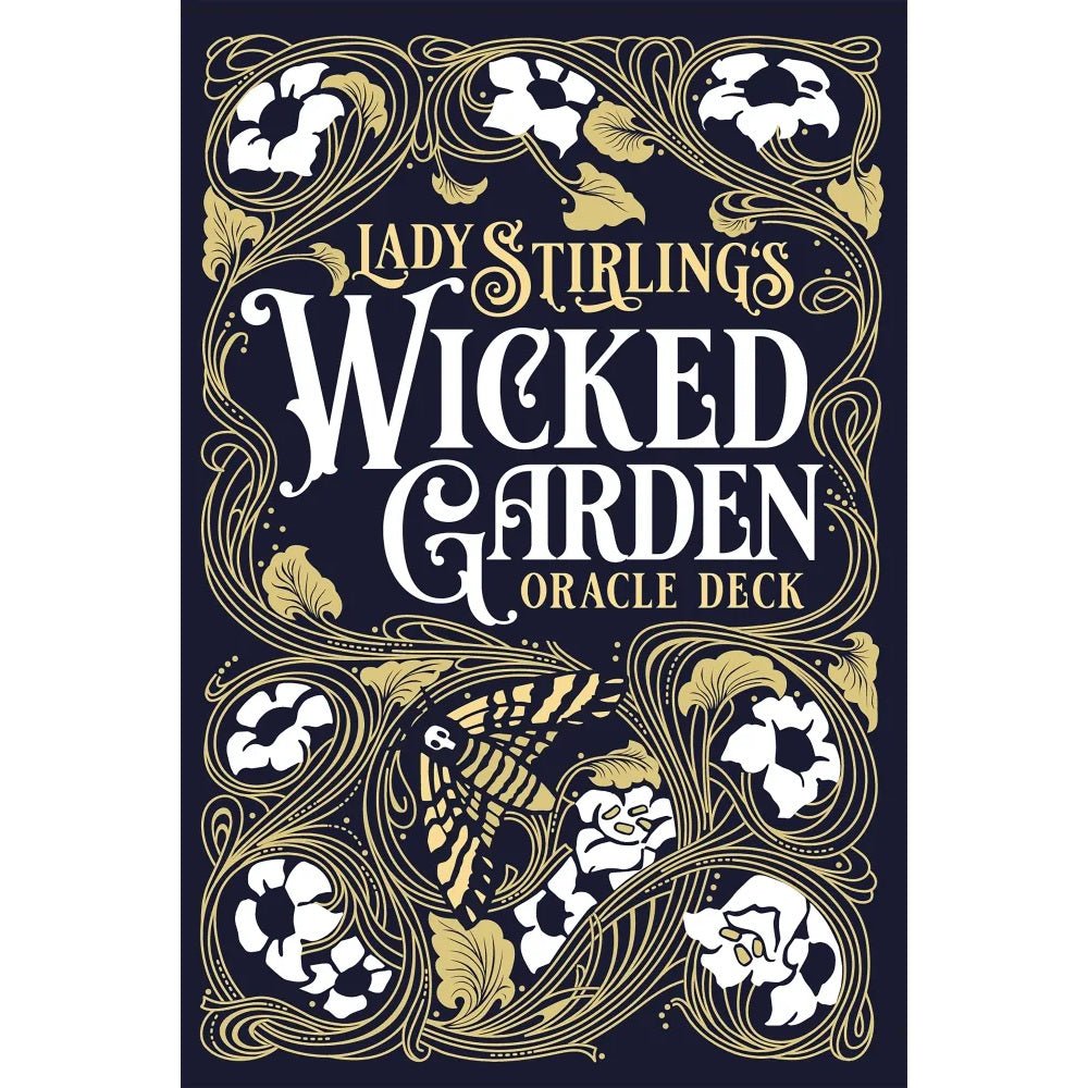 Lady Stirling's Wicked Garden orakulo kortų ir knygos rinkinys US Games Systems - OBUOLYS