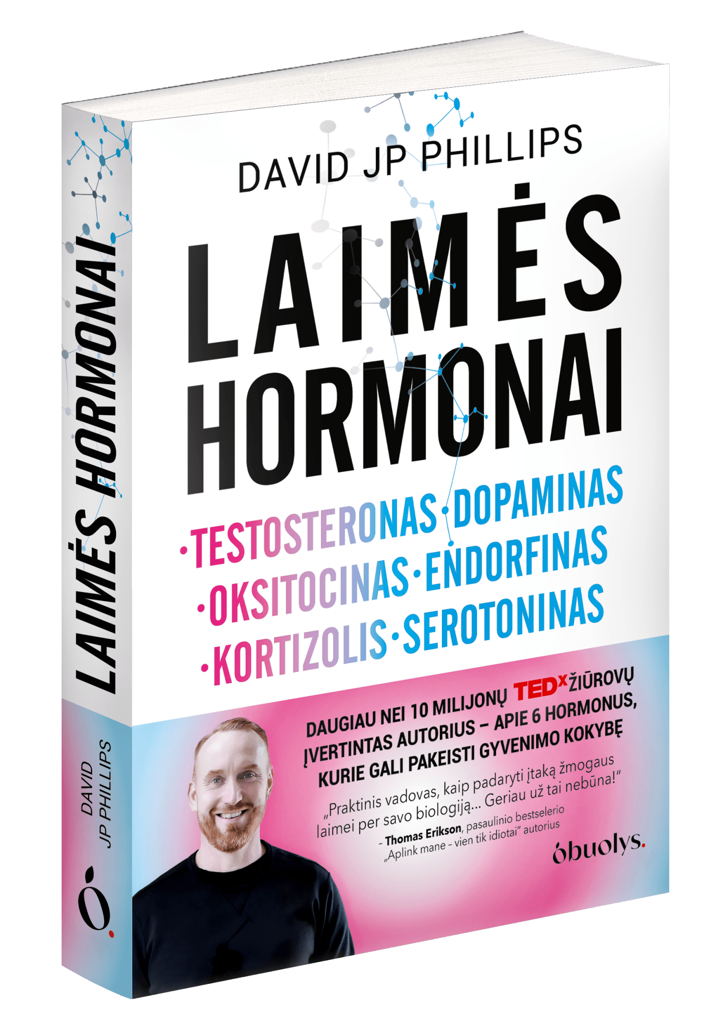 LAIMĖS HORMONAI: daugiau nei 10 milijonų TEDx žiūrovų įvertintas autorius – apie 6 hormonus, kurie gali pakeisti gyvenimo kokybę - OBUOLYS