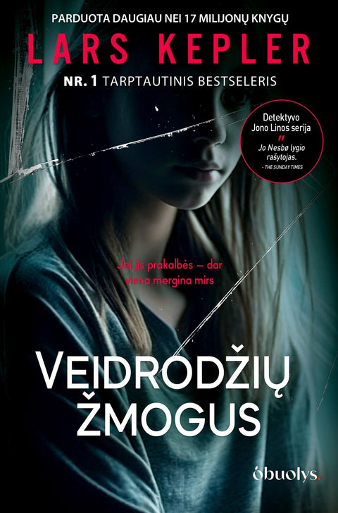 Lars Kepler VEIDRODŽIŲ ŽMOGUS: didžiausias blogis slepiasi visiems geriausiai matomoje vietoje – 8 - asis detektyvo Jono Linos serijos šedevras - OBUOLYS