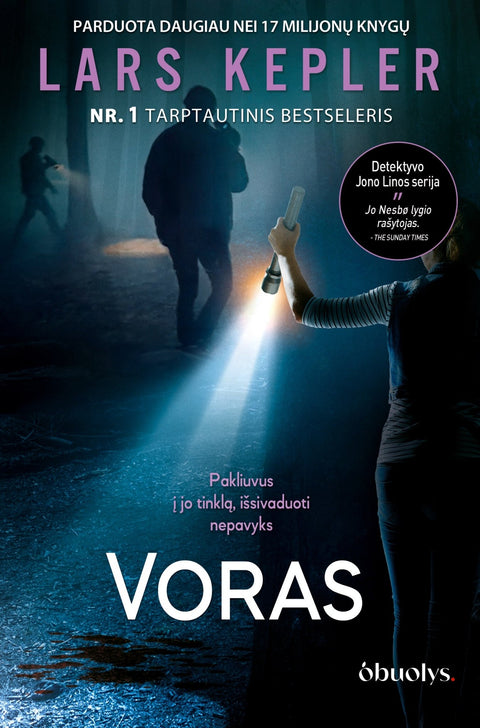 Lars Kepler VORAS: yra spąstų, iš kurių neįmanoma išsivaduoti – 9 - asis detektyvo Jono Linos serijos šedevras - OBUOLYS