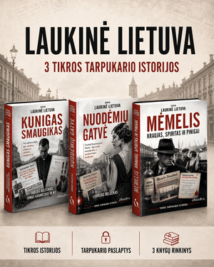 Laukinė Lietuva – 3 knygų rinkinys apie tamsiąją tarpukario pusę - OBUOLYS