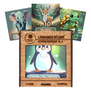 Lavinamoji Dėlionė Iš Medžio (Gyvūnų kolekcija nr. 2) (LT) Fantasy Puzzles - OBUOLYS