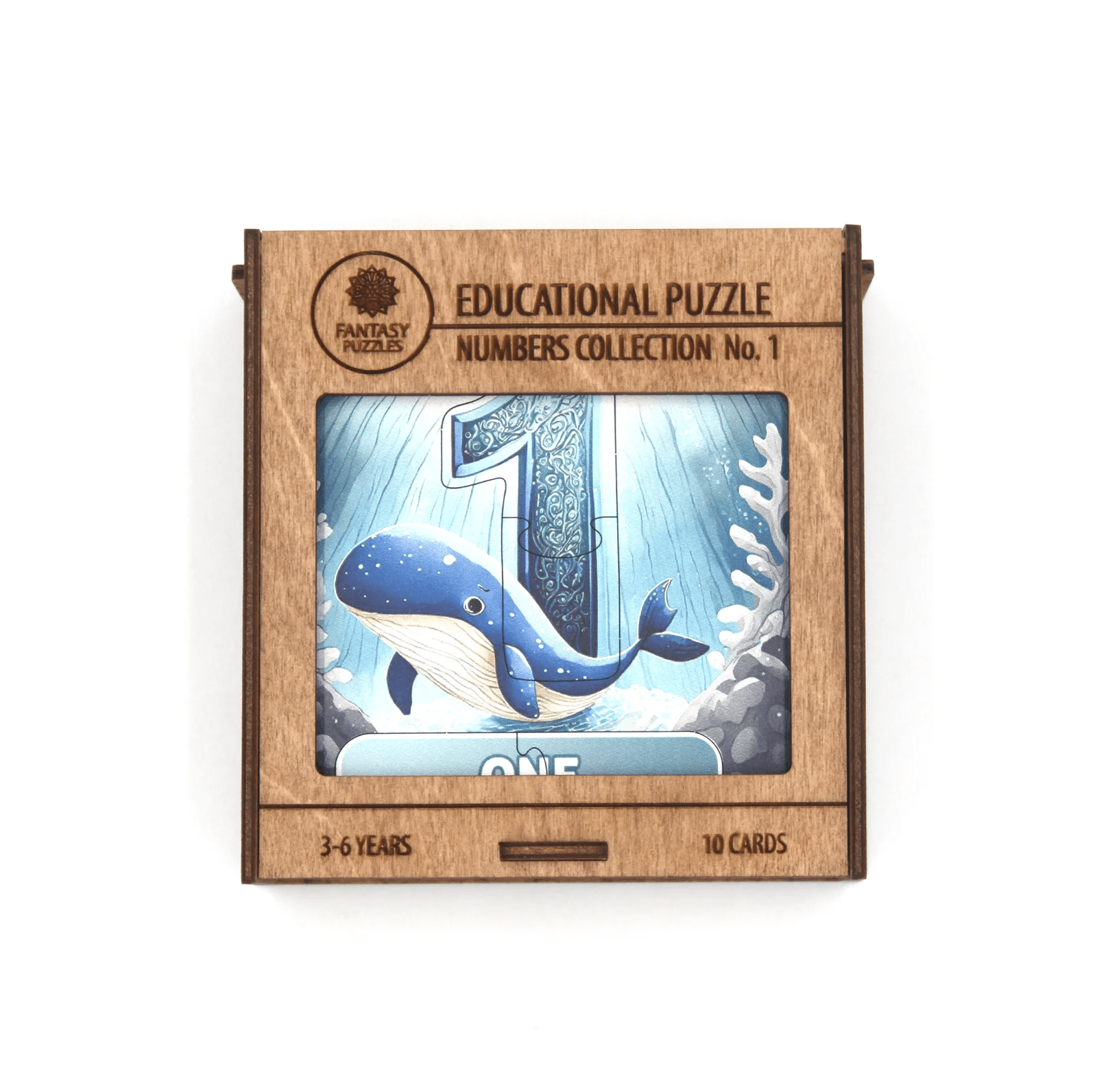 Lavinamoji Dėlionė Iš Medžio (Skaičių kolekcija nr. 1) (EN) Fantasy Puzzles - OBUOLYS