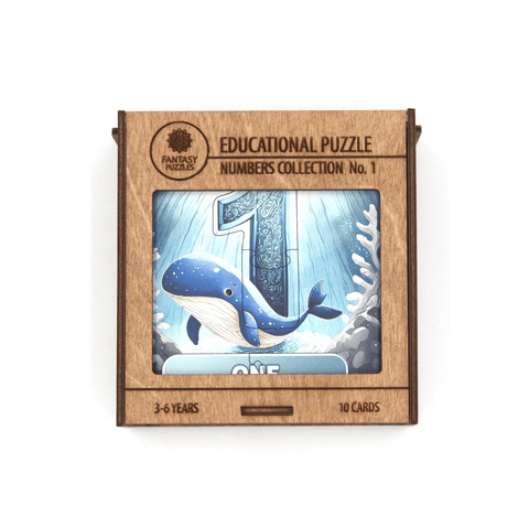 Lavinamoji Dėlionė Iš Medžio (Skaičių kolekcija nr. 1) (EN) Fantasy Puzzles - OBUOLYS
