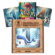 Lavinamoji Dėlionė Iš Medžio (Skaičių kolekcija nr. 1) (EN) Fantasy Puzzles - OBUOLYS