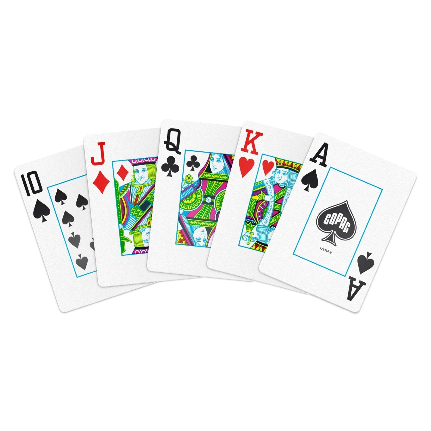 Legacy 2 - jų plastikinių pokerio dydžio žaidimo kortų kaladžių rinkinys Copag - OBUOLYS