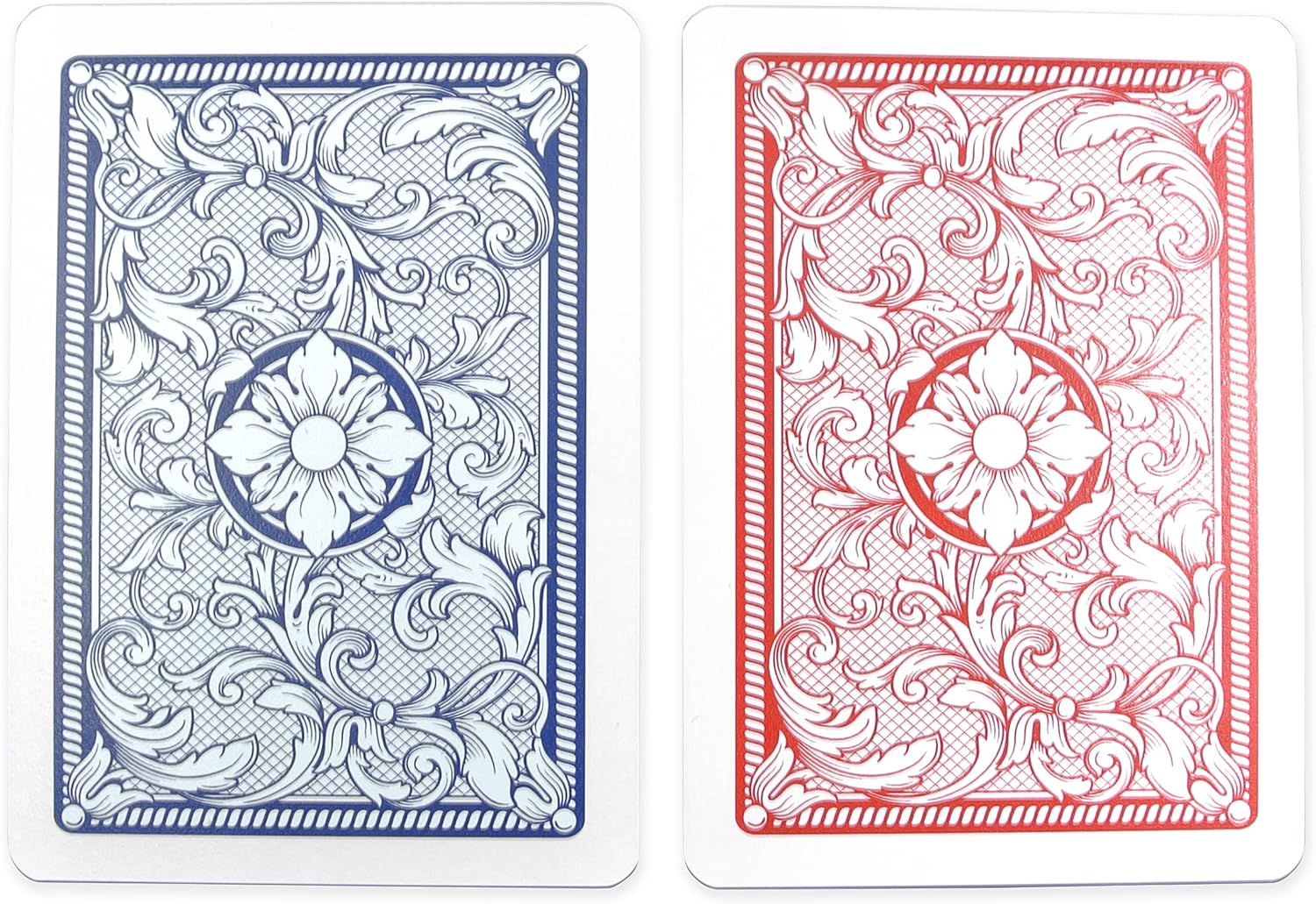 Legacy 4 Colors Poker size žaidimo kortos dviguba kaladė (raudonos ir mėlynos) Copag - OBUOLYS