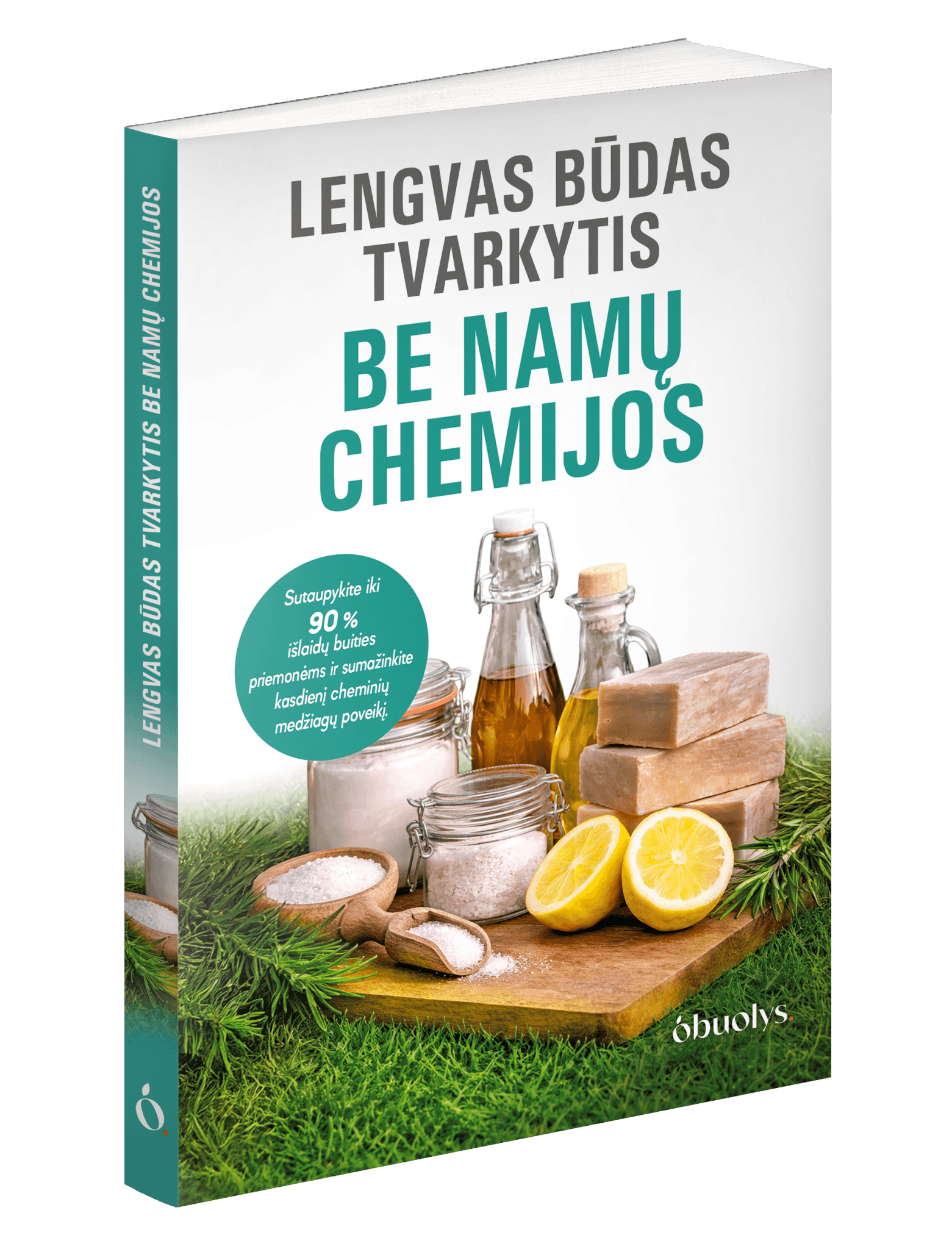 LENGVAS BŪDAS TVARKYTIS BE NAMŲ CHEMIJOS: sutaupykite iki 90 % išlaidų buities priemonėms ir sumažinkite kasdienį cheminių medžiagų poveikį - OBUOLYS
