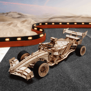 LENKTYNINIS AUTOMOBILIS: 3D medinė dėlionė mechanikos entuziastams - OBUOLYS