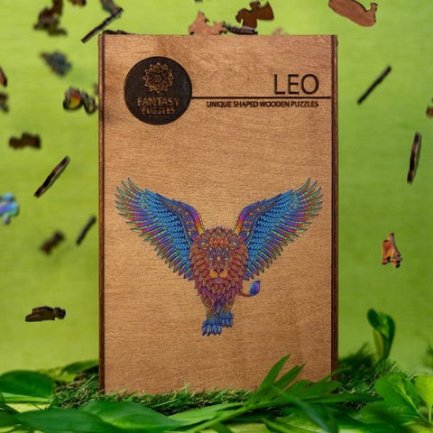 Leo Dėlionė Iš Medžio L Dydis (300 detalių) Fantasy Puzzles - OBUOLYS