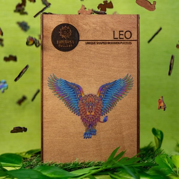 Leo Dėlionė Iš Medžio L Dydis (300 detalių) Fantasy Puzzles - OBUOLYS