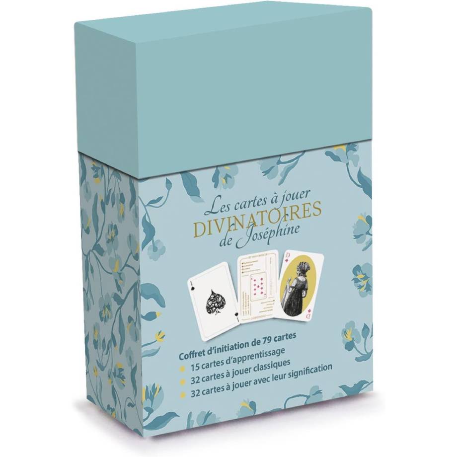 Les Cartes à Jouer Divinatoires de Joséphine kortos Prancūzų kalba Grimaud Cartomancie - OBUOLYS
