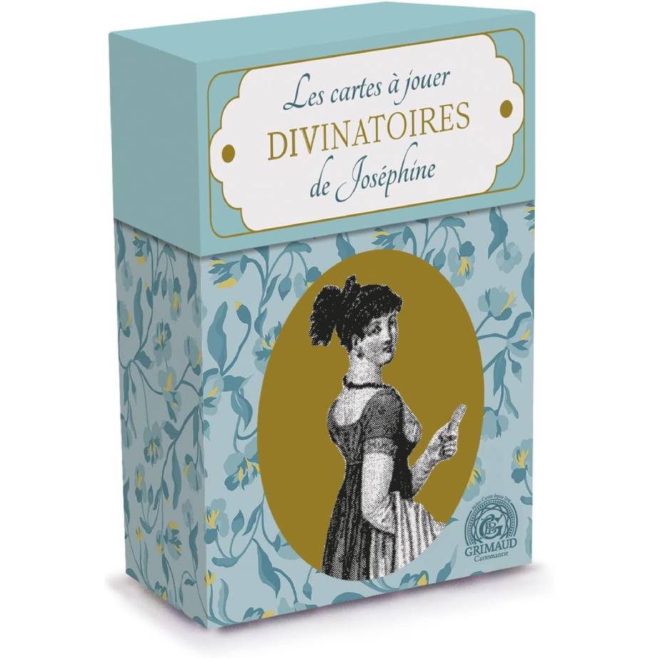 Les Cartes à Jouer Divinatoires de Joséphine kortos Prancūzų kalba Grimaud Cartomancie - OBUOLYS