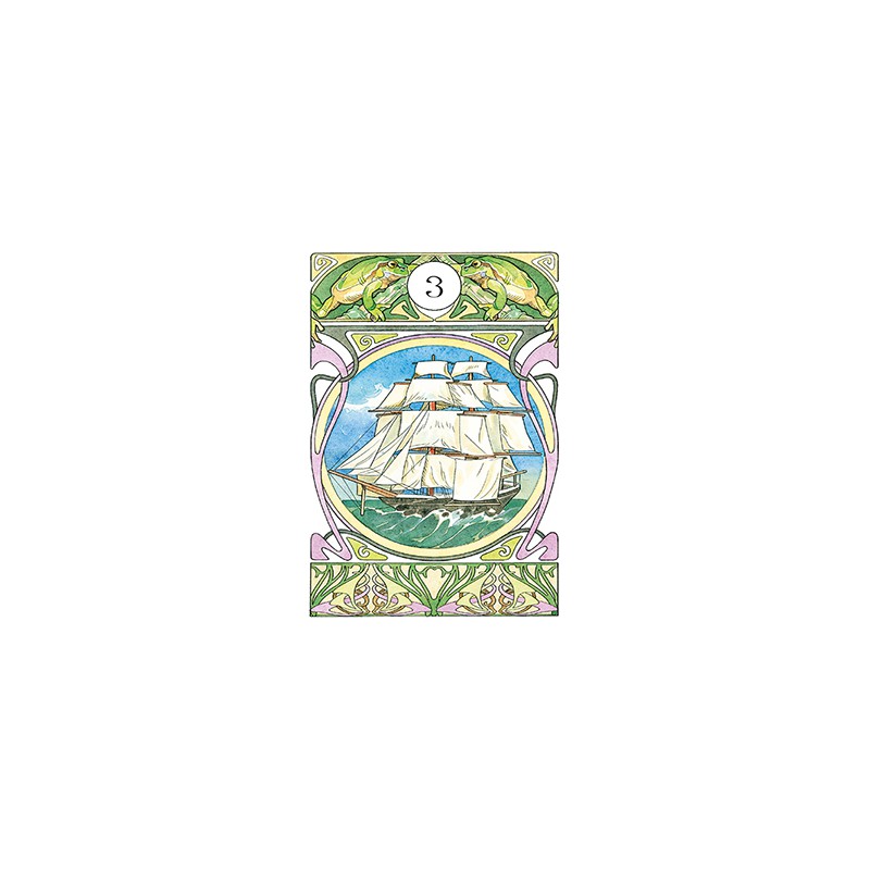 Art Nouveau Lenormand Kortos Lo Scarabeo