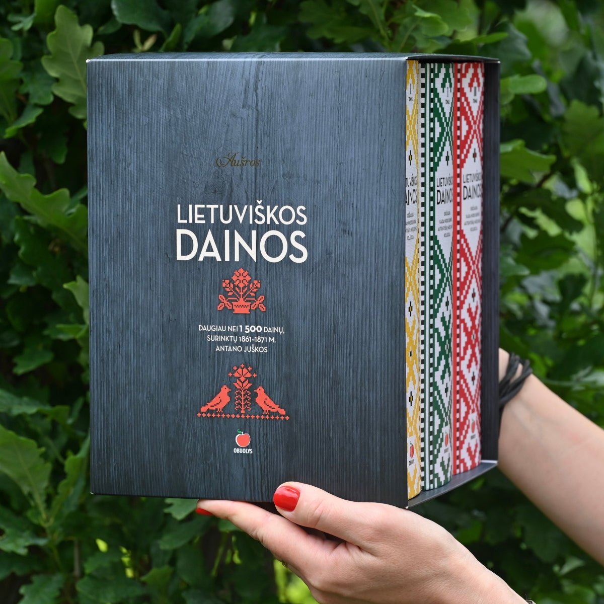 LIETUVIŠKOS DAINOS su natomis: beveik 3000 puslapių, daugiau nei 1500 dainų - 3 XXL knygos - OBUOLYS