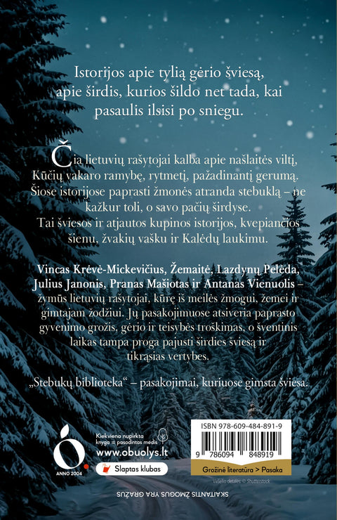 LIETUVIŠKOS KALĖDOS: šviesos ir gerumo kupinos istorijos iš lietuvių klasikos - OBUOLYS