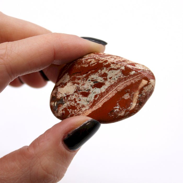 Light Jasper – Brecciated akmuo (6 vnt. L dydžio) Ancient Wisdom - OBUOLYS