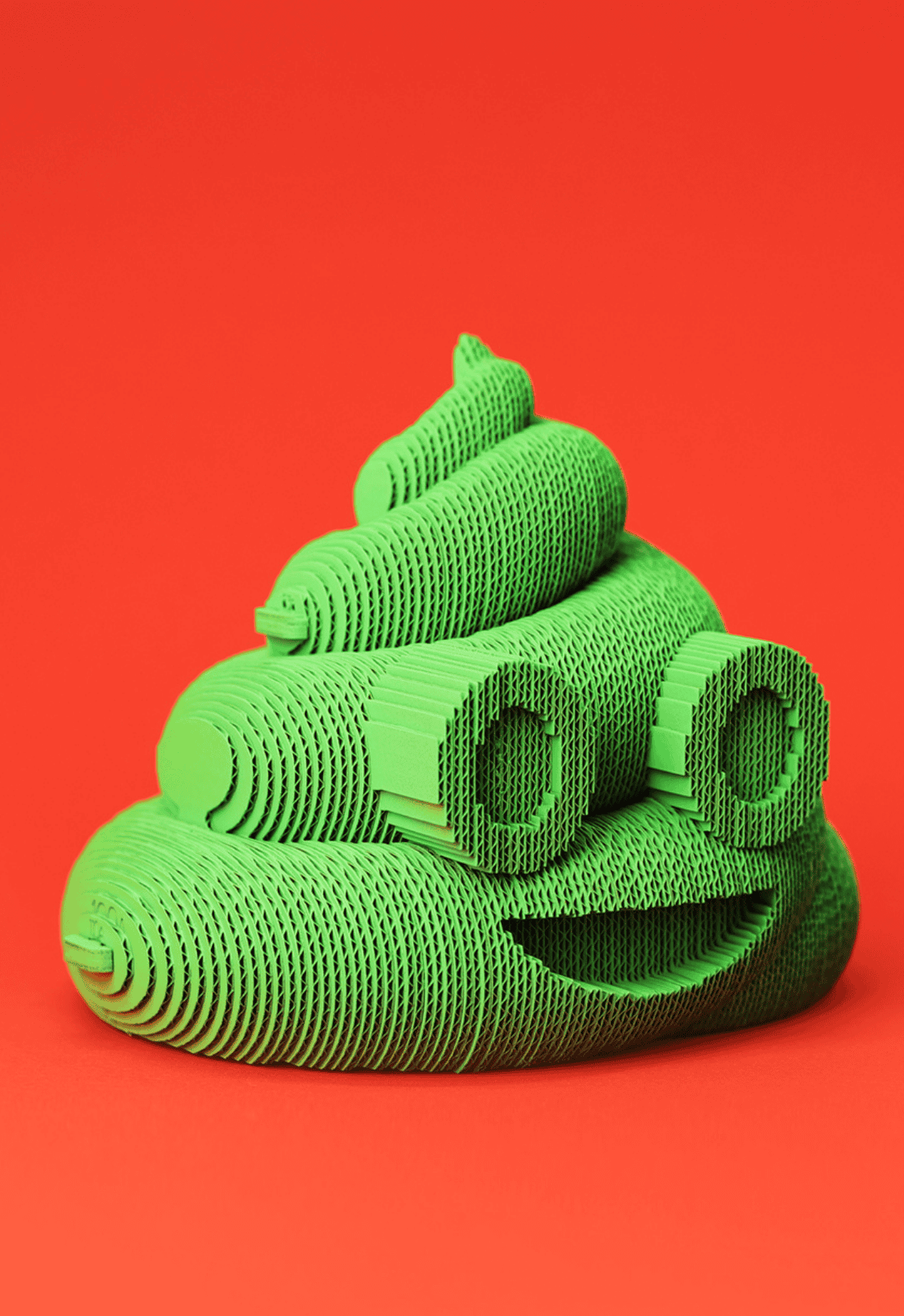 LINKSMIAUSIAS KAKUTIS PASAULYJE: surenkama 3D dėlionė - skulptūra - OBUOLYS