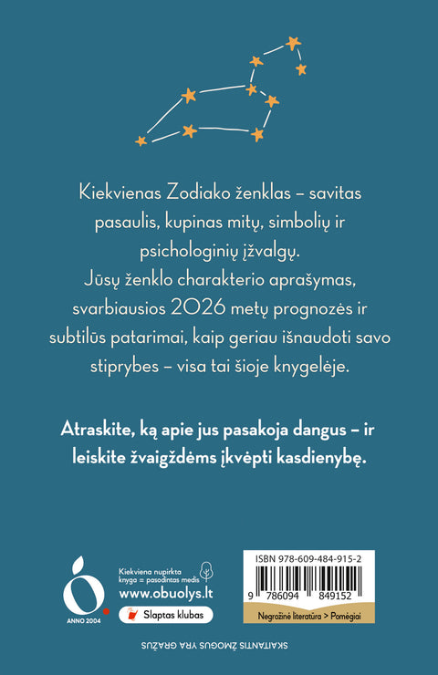 LIŪTAS: išsamus asmeninis Jūsų horoskopas 2026 metams - OBUOLYS