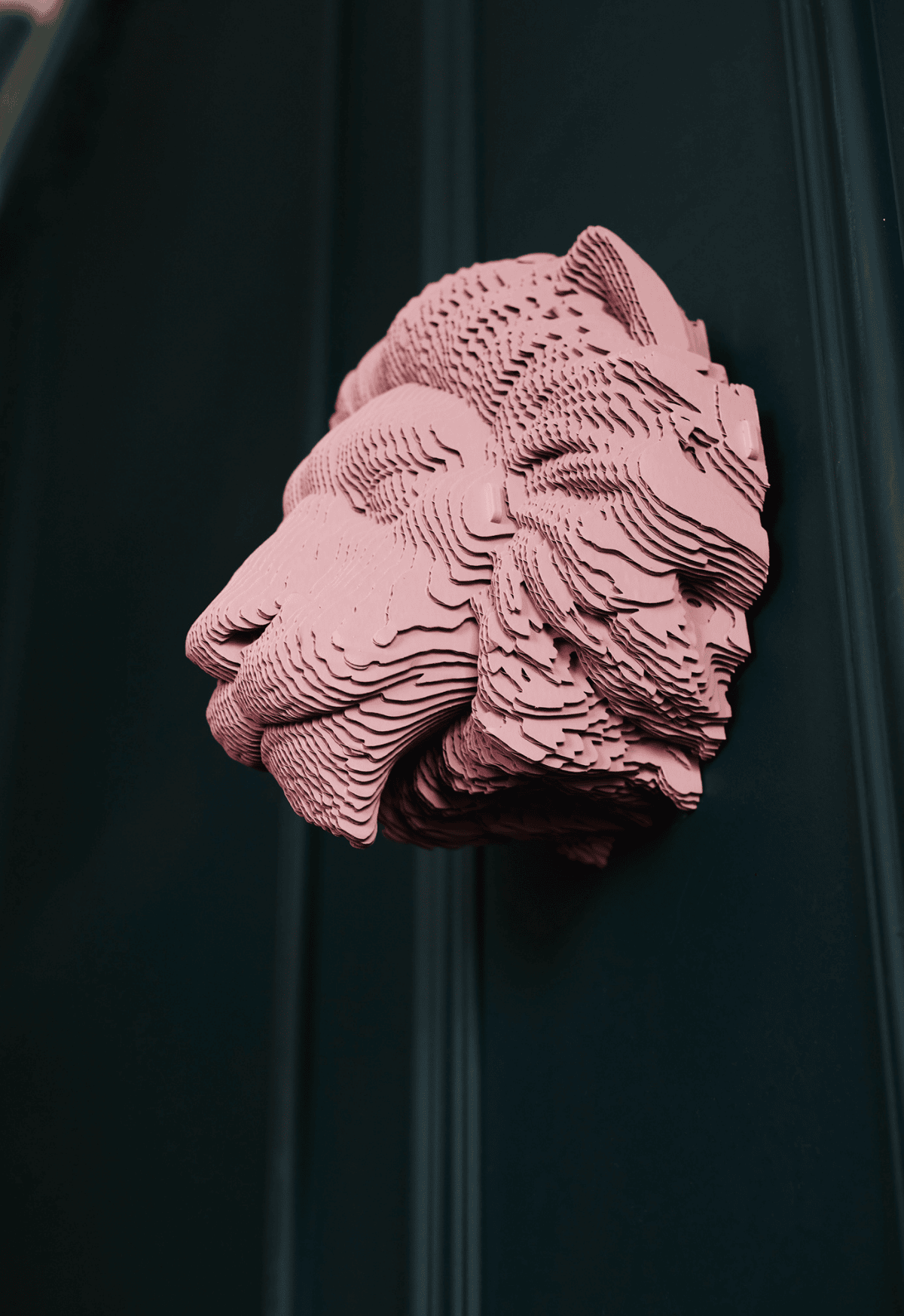 LIŪTAS: surenkama 3D dėlionė - skulptūra (kabinama ant sienos) - OBUOLYS