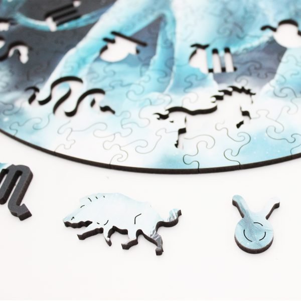 Liūtas (Zodiakai) Dėlionė Iš Medžio (200 detalių) Fantasy Puzzles - OBUOLYS