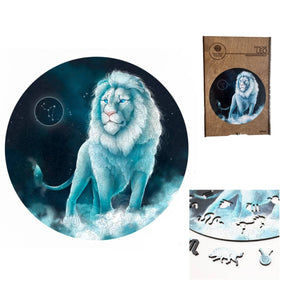 Liūtas (Zodiakai) Dėlionė Iš Medžio (200 detalių) Fantasy Puzzles - OBUOLYS