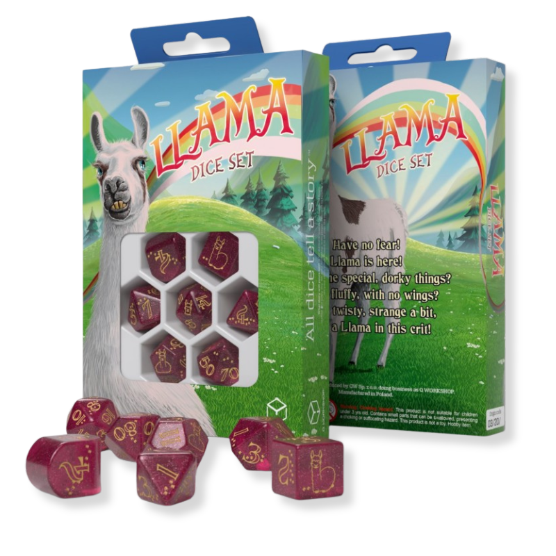 Llama kauliukų rinkinys: Puffy Q - WORKSHOP - OBUOLYS