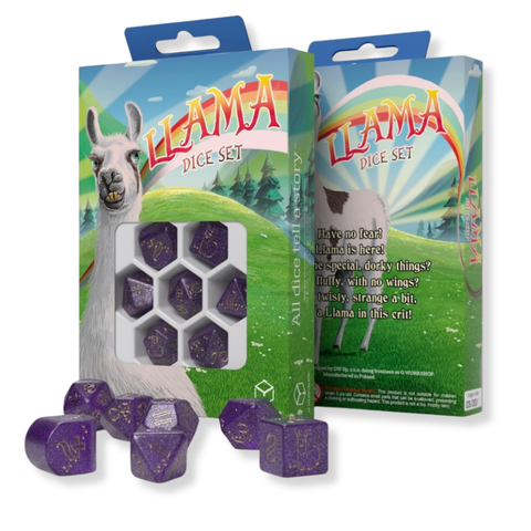 Llama kauliukų rinkinys: Zippy Q - WORKSHOP - OBUOLYS