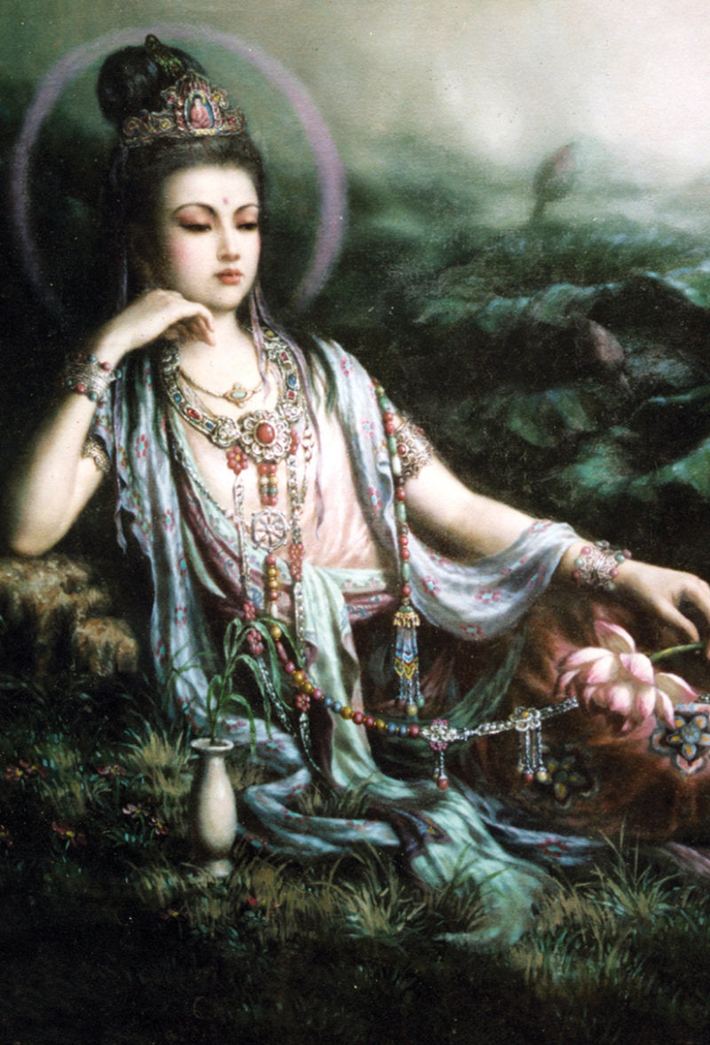 Kuan Yin Oracle pocket edition kortos kišeninis leidimas Blue Angel