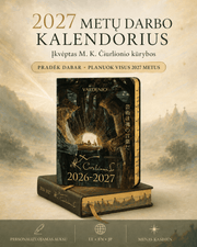 M. K. Čiurlionio darbo kalendorius „Menas yra sielos kalba“ – pradėk nuo dabar + personalizacija - OBUOLYS