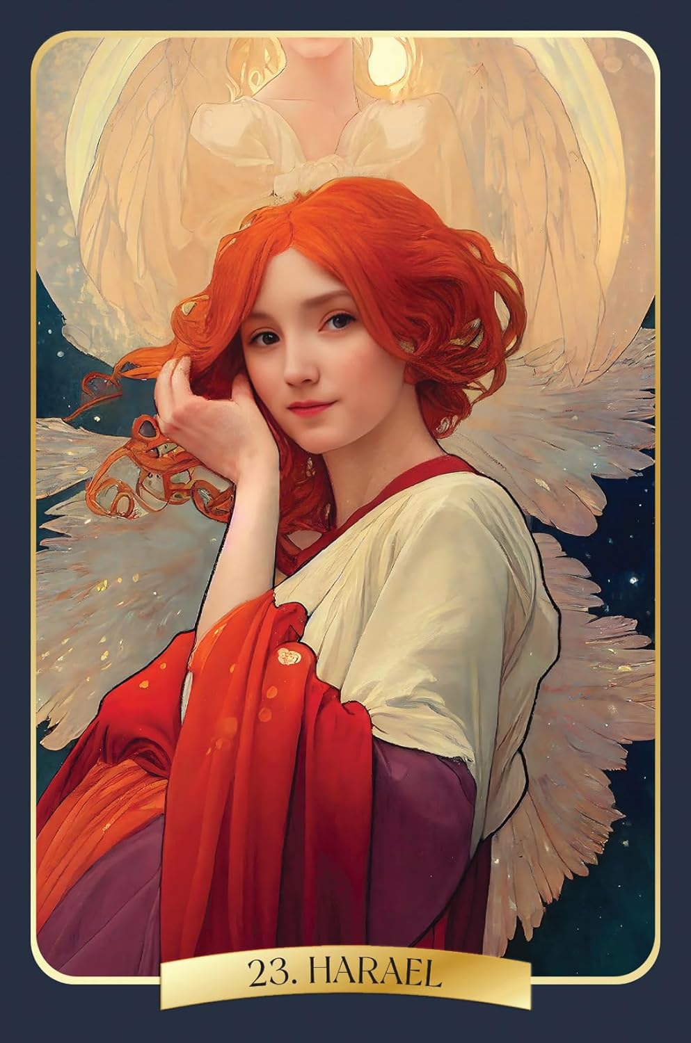 The Angel Magic Oracle kortos Blue Angel