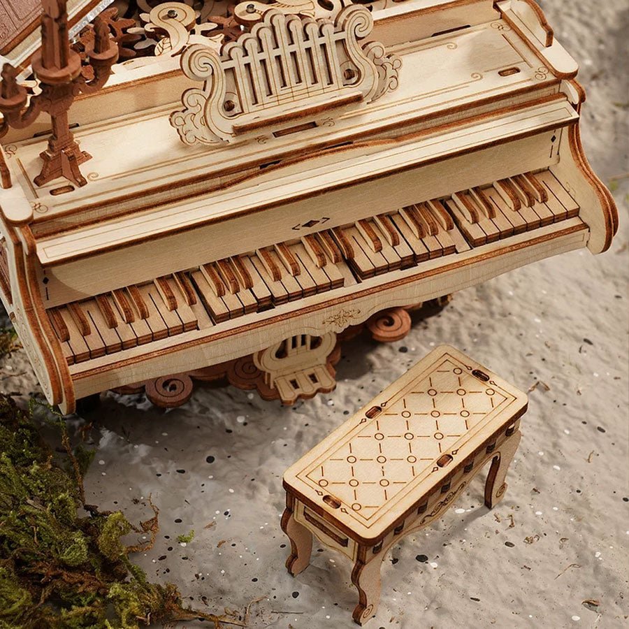 MAGIŠKASIS PIANINAS: 3D medinė dėlionė mechanikos entuziastams - OBUOLYS