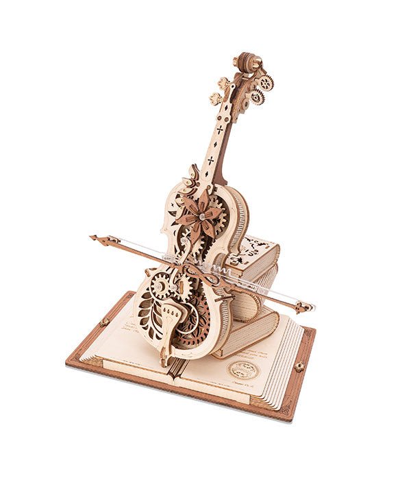 MAGIŠKOJI VIOLONČELĖ: 3D medinė dėlionė mechanikos entuziastams - OBUOLYS