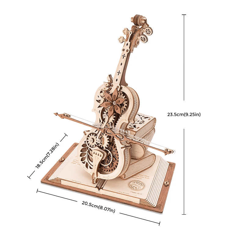 MAGIŠKOJI VIOLONČELĖ: 3D medinė dėlionė mechanikos entuziastams - OBUOLYS