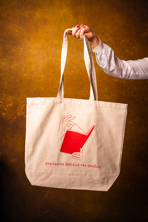 DIDELIS DROBINIS MAIŠAS: skaitantis žmogus yra gražus