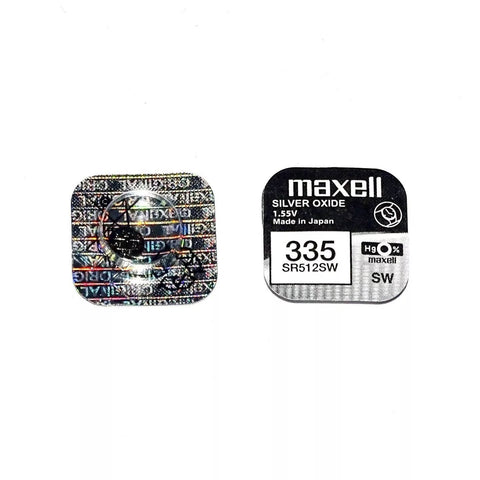 Maxell 335 (SR512SW) baterijos 7 vnt. - OBUOLYS