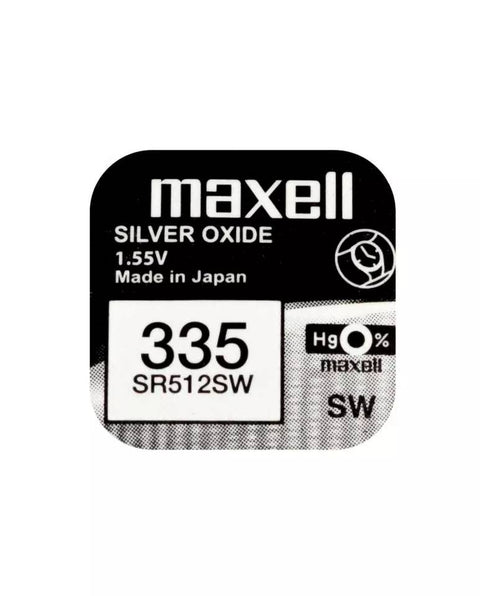 Maxell 335 (SR512SW) baterijos 7 vnt. - OBUOLYS