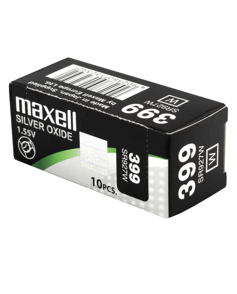 Maxell 399 (SR927W) baterijos 10 vnt. - OBUOLYS