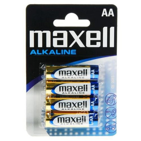 Maxell AA LR6 baterijos 4 vnt. - OBUOLYS