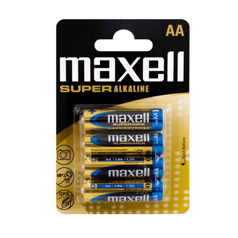 Maxell AA LR6 Super baterijos 4 vnt. - OBUOLYS