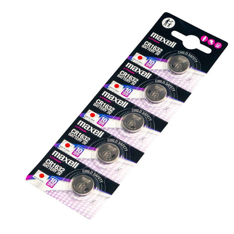 Maxell CR1632 Ličio baterijos 5 vnt. - OBUOLYS