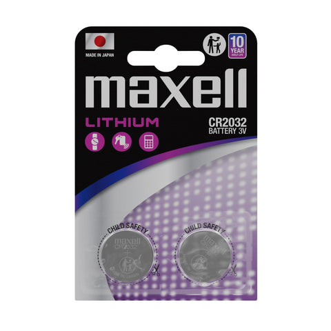 Maxell CR2032 ličio baterija, moneta, 2 vnt - OBUOLYS