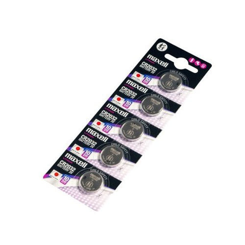 Maxell CR2032 ličio baterijos 5 vnt. - OBUOLYS
