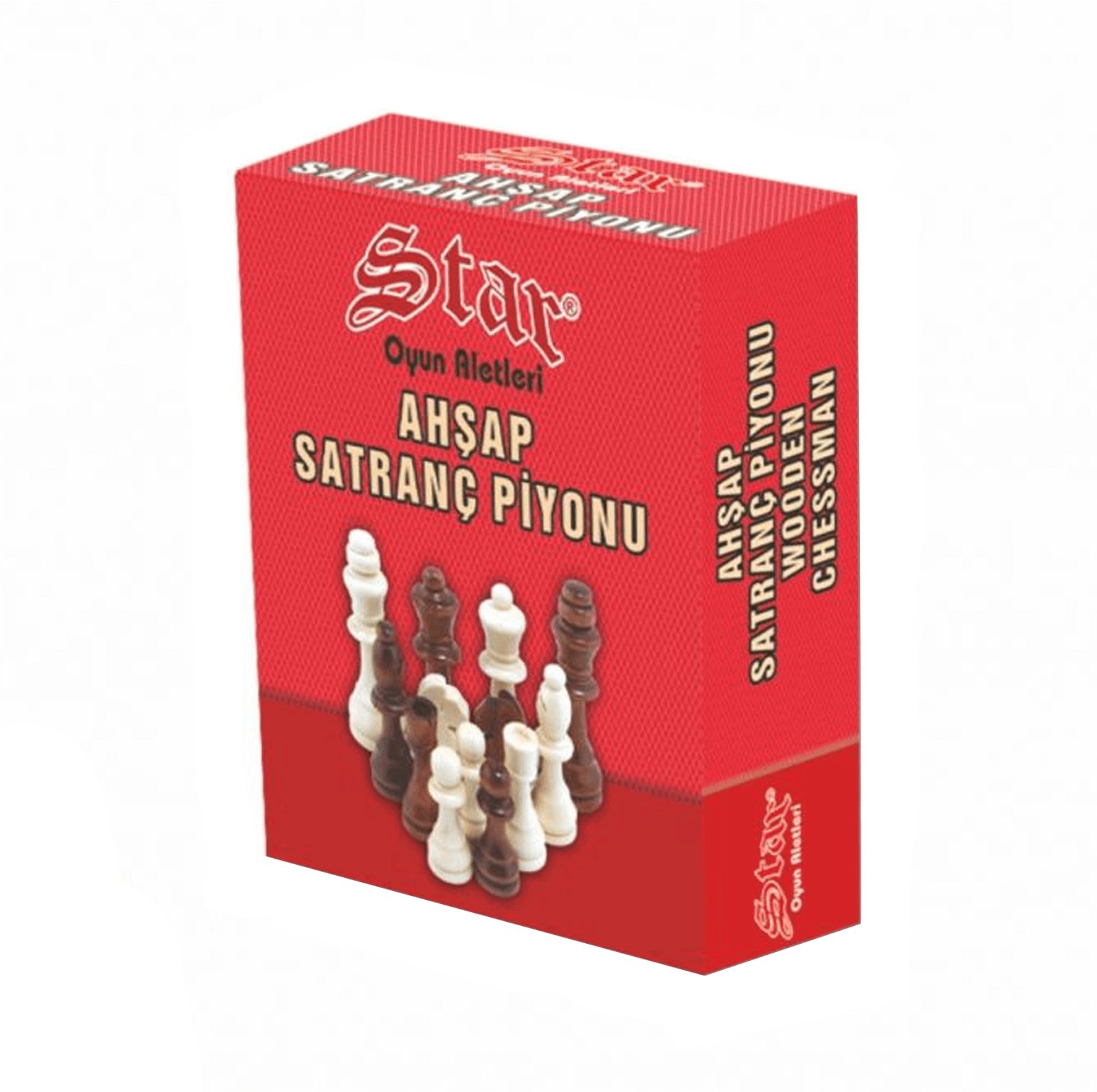 MEDINĖS ŠACHMATŲ FIGŪRĖLĖS Nr. 4: aukštos kokybės, autentiškas rinkinys - OBUOLYS