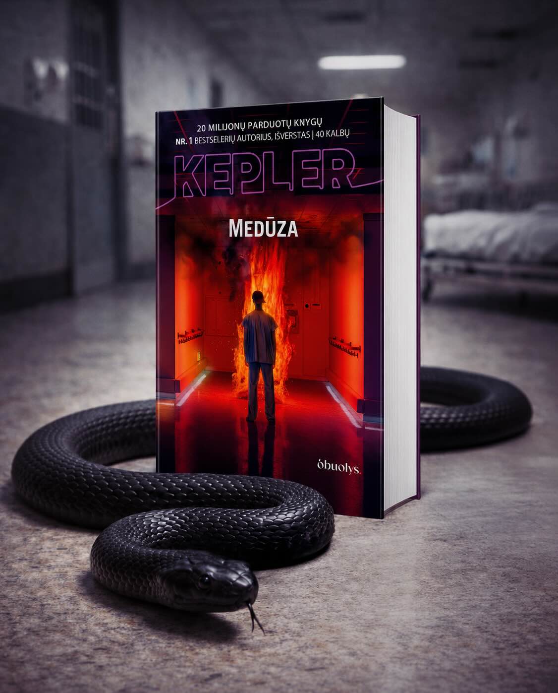 Medūza: laukiamiausia Lars Kepler knyga - pasaulinė premjera! - OBUOLYS